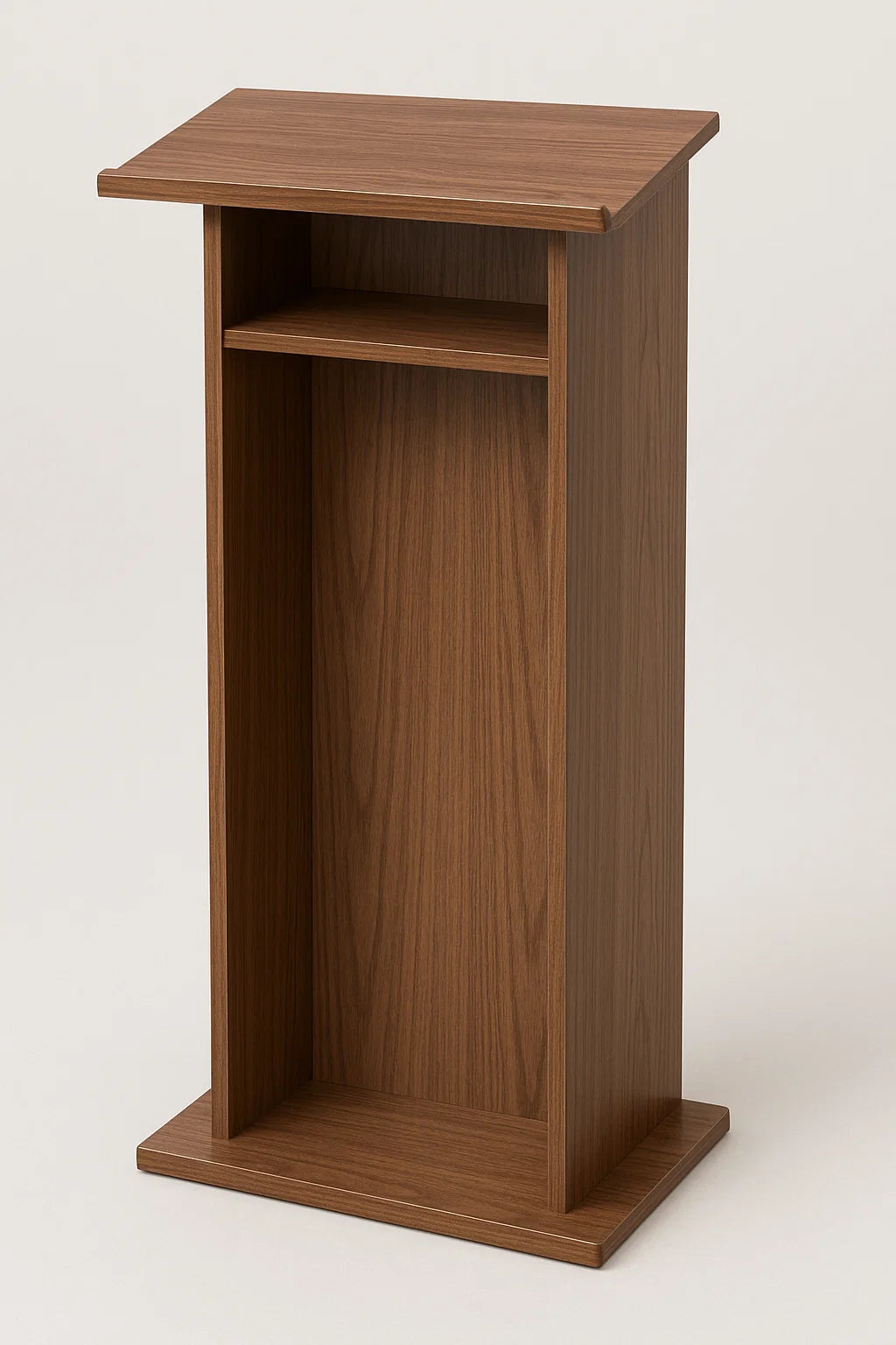 Dark Woodgrain Laminate Presentation Lectern