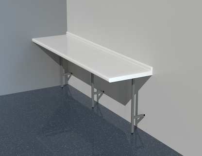 NHS HTM63 Compliant Worktop Full 3D Image