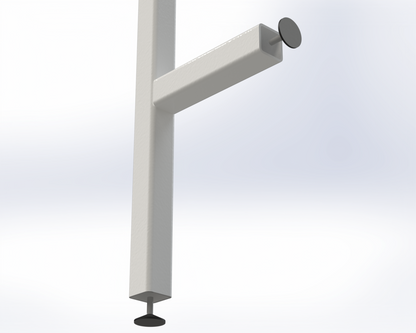 Reinforced Cantilever Desk Legs – Adjustable Steel Frame