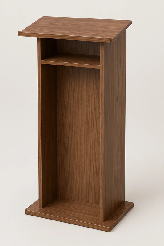 Dark Woodgrain Laminate Presentation Lectern